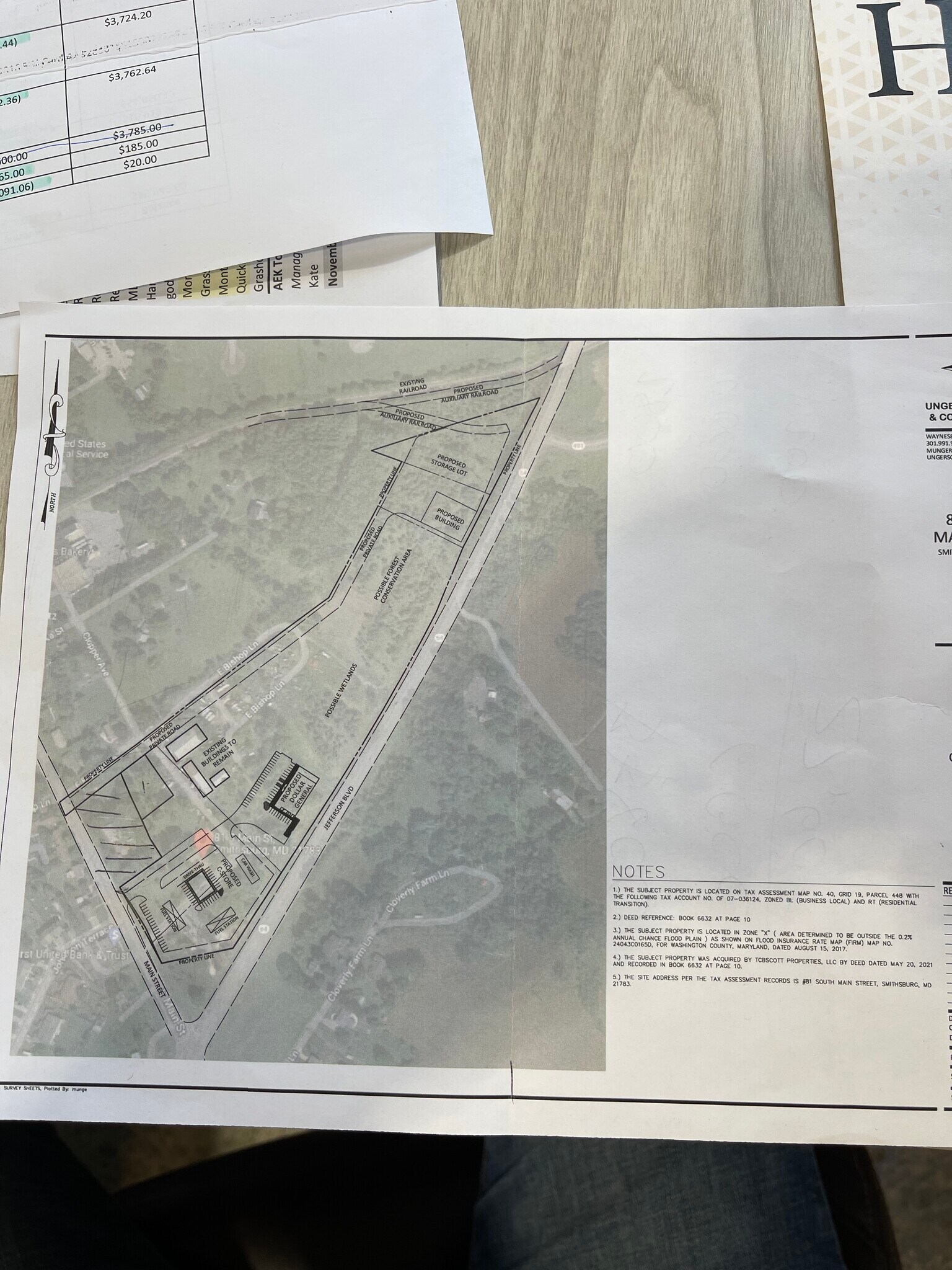 81 S Main St, Smithsburg, MD à louer Plan de site- Image 1 de 3
