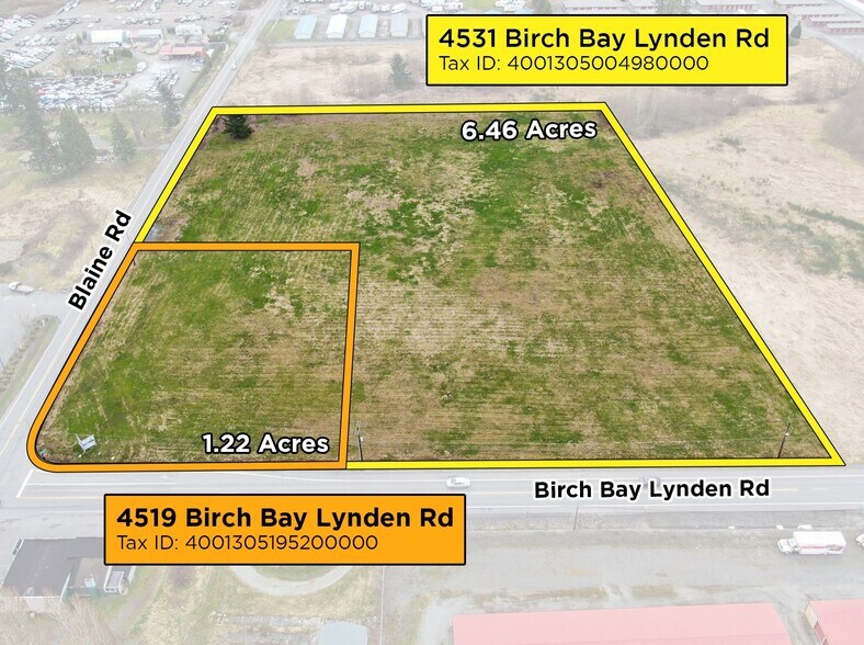 4531 Birch Bay Lynden Rd, Blaine, WA à vendre - Photo principale - Image 1 de 13