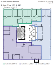 926 5th Ave SW, Calgary, AB for lease Floor Plan- Image 1 of 1