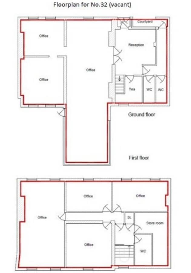 30-32 Church St, Rickmansworth, HRT WD3 1DJ - Unit 32 -  - Floor Plan - Image 1 of 3