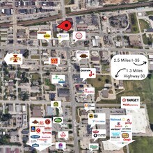 213-217 Duff Ave, Ames, IA - Aerial map view