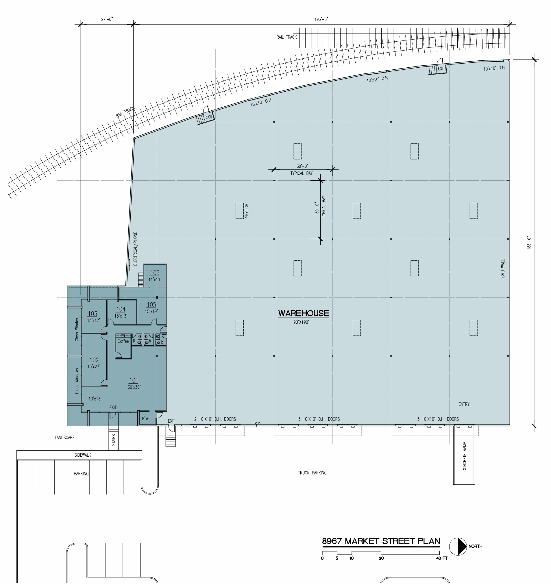 8935-8947 Market St, Houston, TX à louer Plan d’étage- Image 1 de 2
