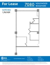 7080 Hollywood Blvd, Los Angeles, CA à louer Plan de site- Image 1 de 1