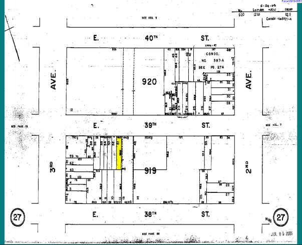 216 E 39th St, New York, NY à louer - Plan cadastral - Image 3 de 5