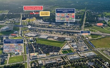 US 59, Rosenberg, TX - AERIAL  map view - Image1