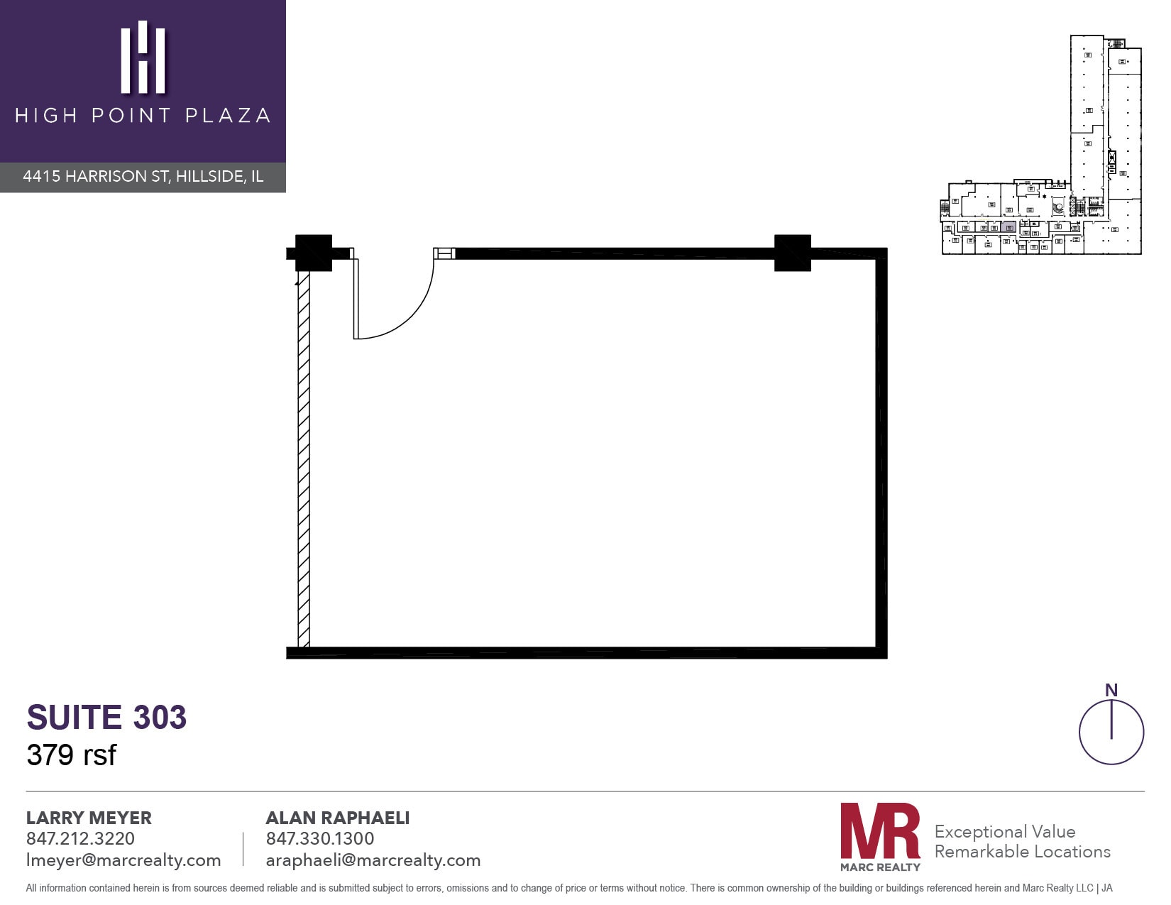 4415 W Harrison St, Hillside, IL à louer Plan d’étage- Image 1 de 1