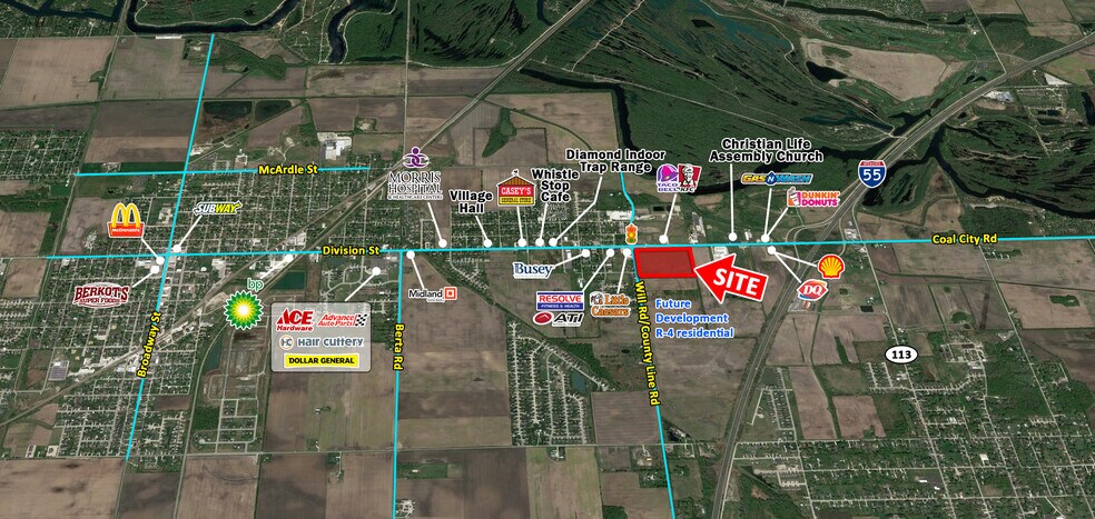 E Division St, Diamond, IL for lease - Building Photo - Image 2 of 4