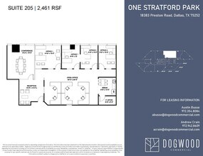 18383 Preston Rd, Dallas, TX à louer Plan d’étage- Image 1 de 1