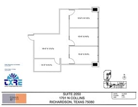 1701 N Collins Blvd, Richardson, TX for lease Floor Plan- Image 1 of 1
