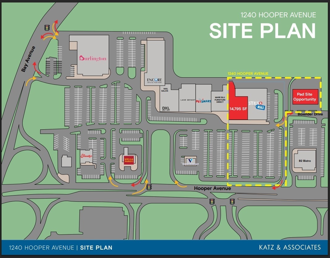 1240 Hooper Ave, Toms River, NJ for lease Site Plan- Image 1 of 1