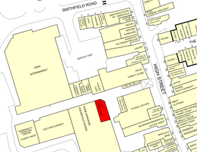 Carters Sq, Uttoxeter à louer Goad Map- Image 1 de 1