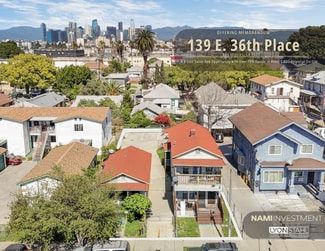 Plus de détails pour 139 E 36th Pl, Los Angeles, CA - Multi-résidentiel à vendre