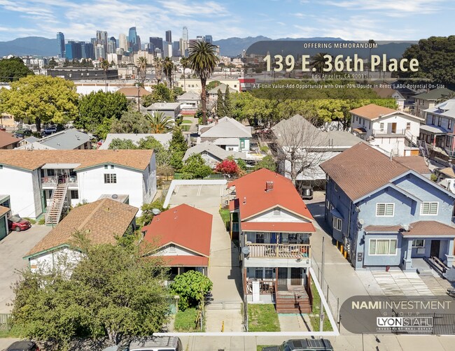 Plus de détails pour 139 E 36th Pl, Los Angeles, CA - Multi-résidentiel à vendre