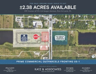 More details for US-1 & Saeger Ave, Port Saint Lucie, FL - Land for Sale