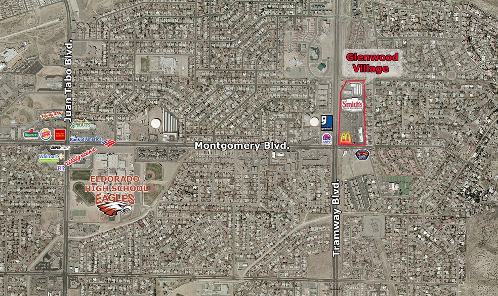 4700 Tramway Blvd NE, Albuquerque, NM à louer - Aérien - Image 3 de 3