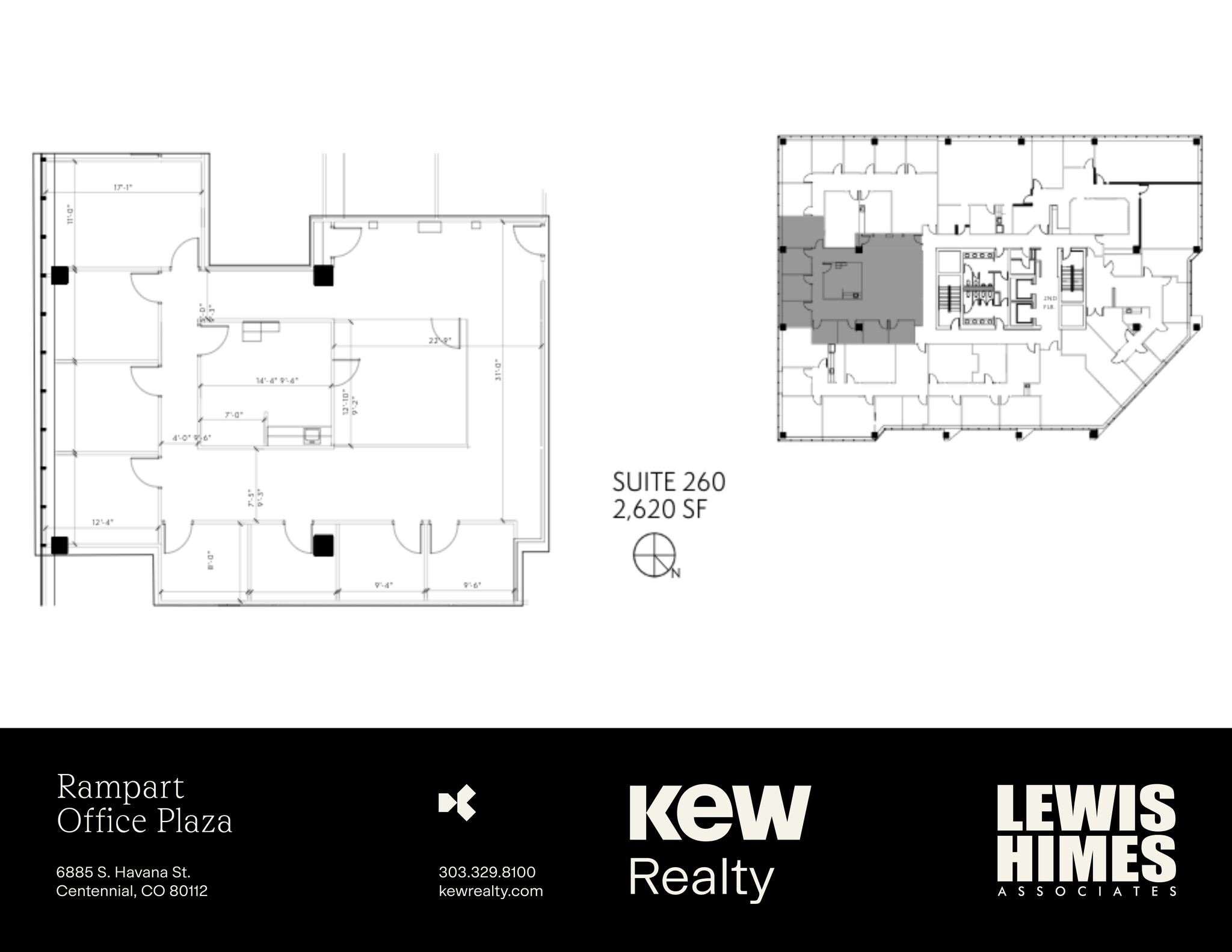 6855 S Havana St, Centennial, CO à louer Plan de site- Image 1 de 1
