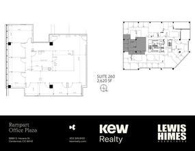 6855 S Havana St, Centennial, CO à louer Plan de site- Image 1 de 1