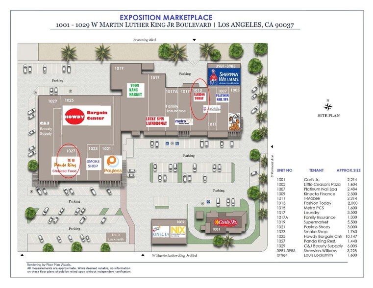 1007-1023 W Martin Luther King Jr Blvd, Los Angeles, CA à louer - Photo du bâtiment - Image 3 de 4