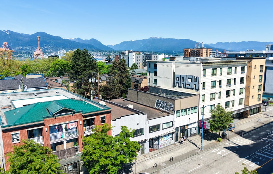 449-455 E Hastings St, Vancouver, BC for lease - Aerial - Image 2 of 4