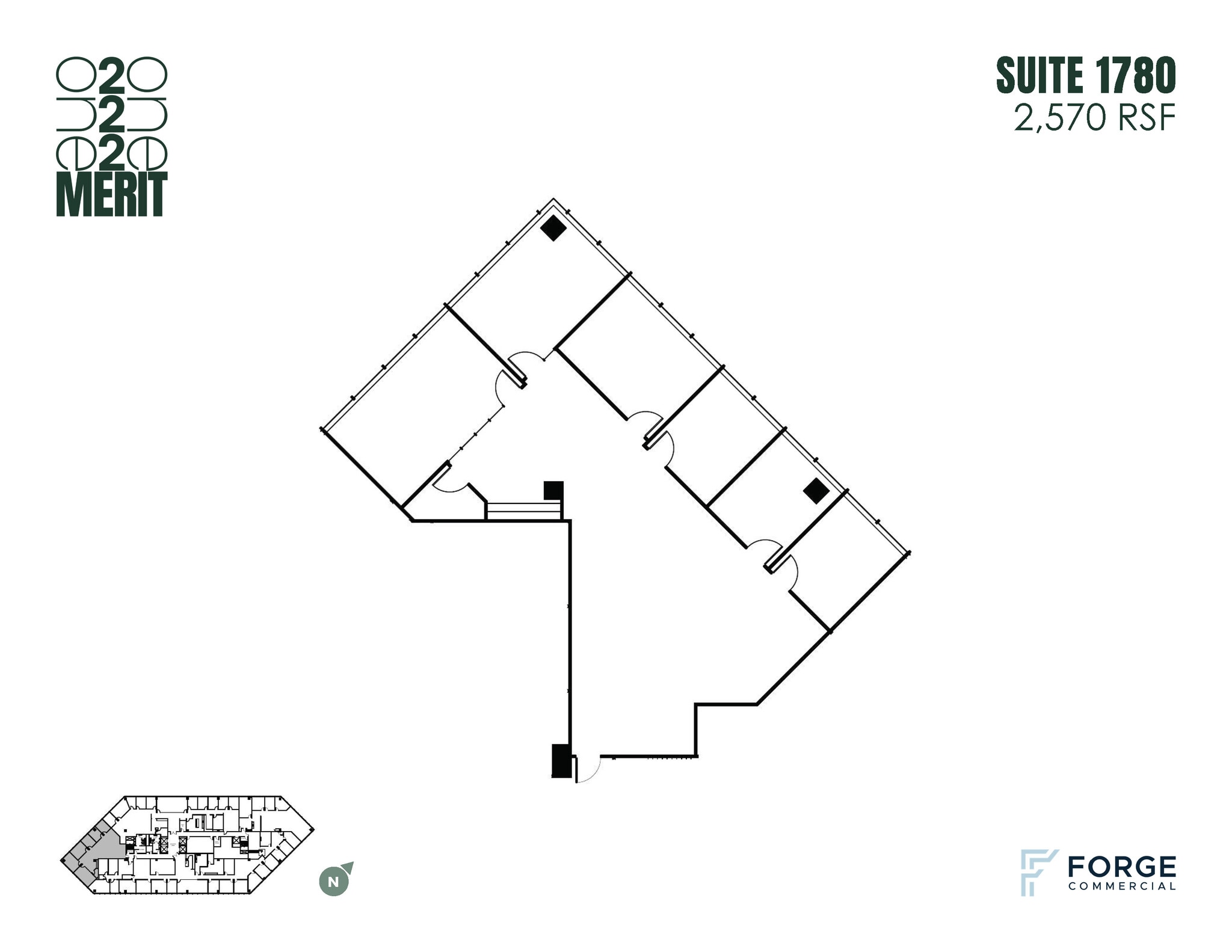 12221 Merit Dr, Dallas, TX à louer Plan d’étage- Image 1 de 1