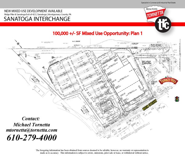 3049 E High St, Pottstown, PA à vendre - Plan de site - Image 3 de 10