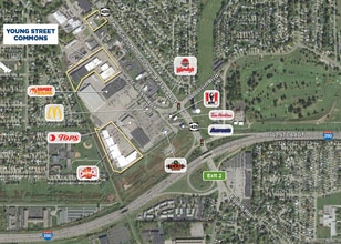 670 Young St, Tonawanda, NY - AERIAL  map view