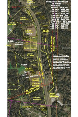 Plus de détails pour 000E-2 Highway 61, Natchez, MS - Terrain à vendre