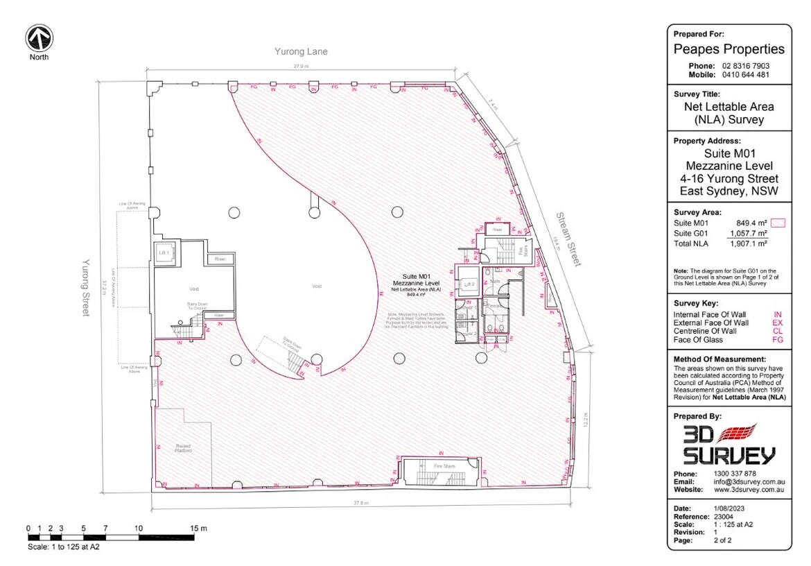 4-16 Yurong St, Darlinghurst for lease Floor Plan- Image 1 of 2