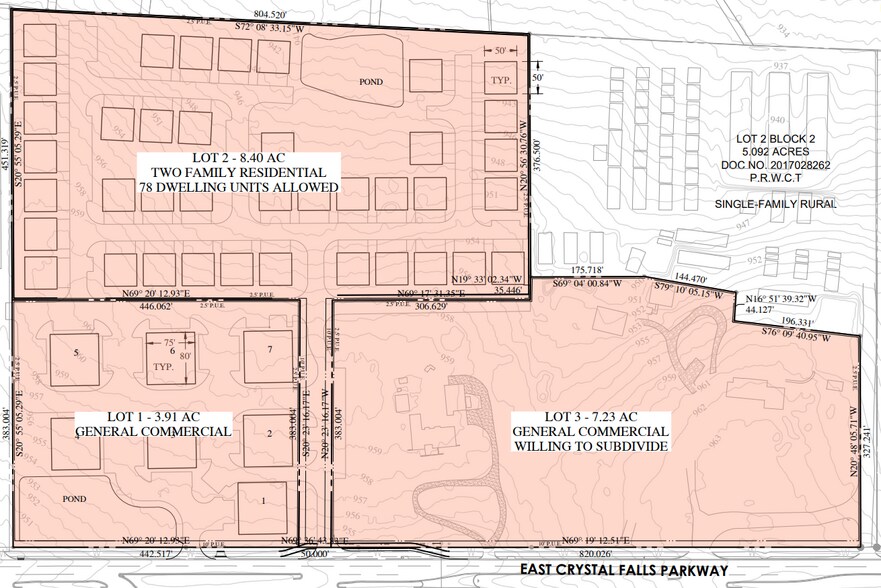 10959 E Crystal Falls Pky, Leander, TX à vendre - Plan cadastral - Image 3 de 3