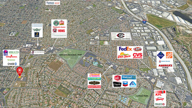 2815 S Main St, Corona, CA - AÉRIEN  Vue de la carte