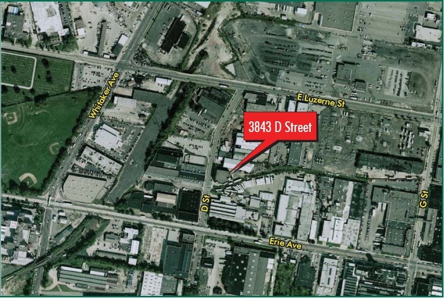 3843 D St, Philadelphia, PA à vendre - Aérien - Image 3 de 3