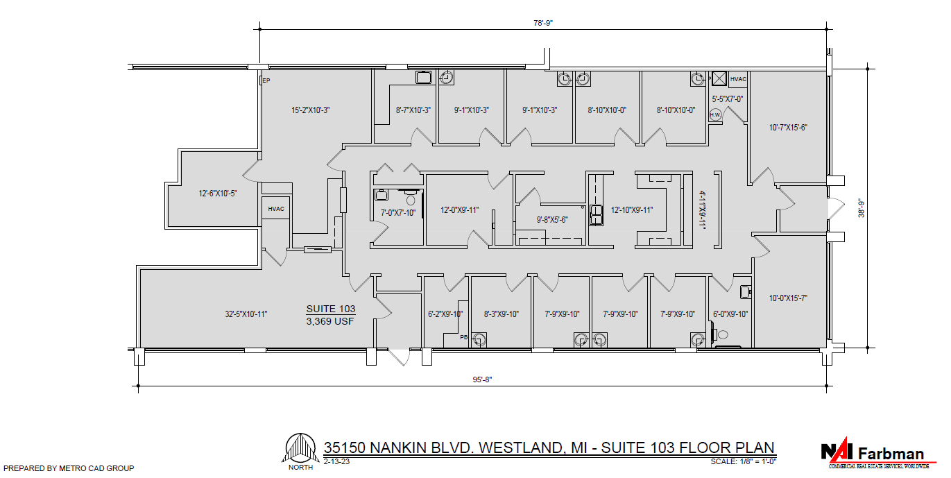 35150 Nankin Blvd, Westland, MI à louer Plan d’étage- Image 1 de 1