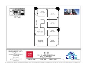 1111 W Mockingbird Ln, Dallas, TX à louer Plan d’étage- Image 1 de 1