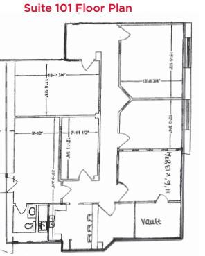 10722 103rd Ave, Edmonton, AB for lease Floor Plan- Image 1 of 1