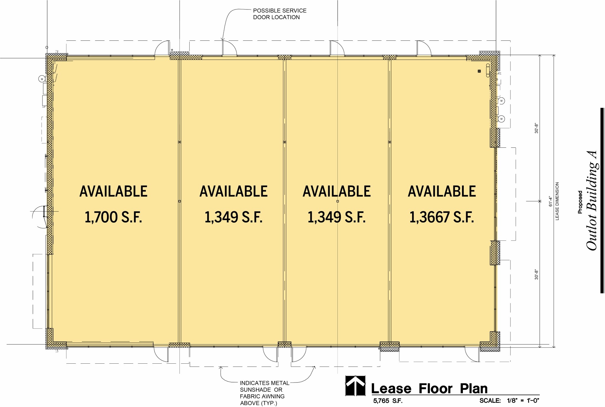 7019 E Michigan Ave, Saline, MI for lease Floor Plan- Image 1 of 7