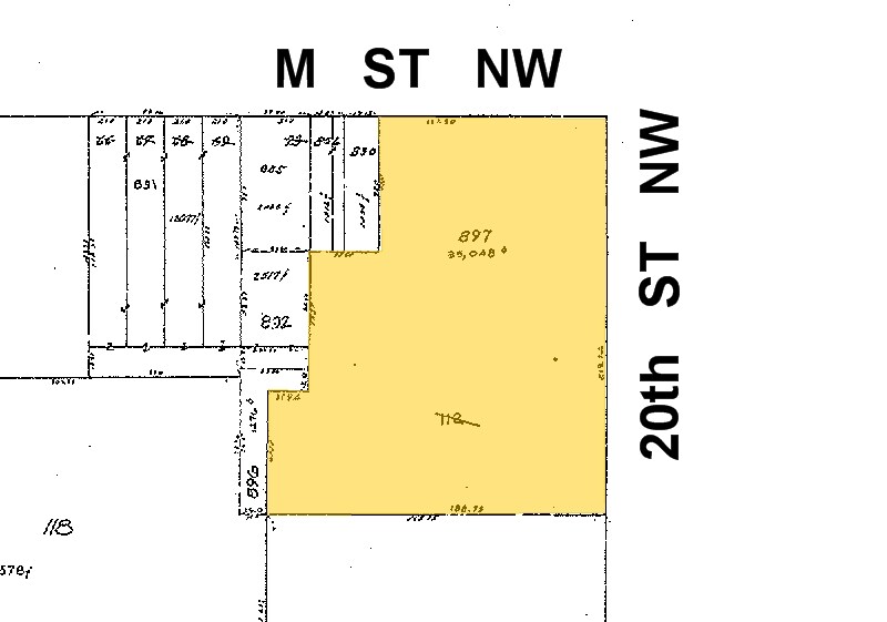 2000 M St NW, Washington, DC à louer - Plan cadastral - Image 2 de 10
