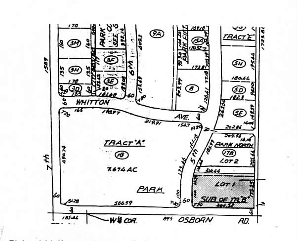 444 W Osborn Rd, Phoenix, AZ à louer - Plan cadastral - Image 2 de 8