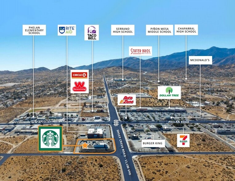 9775 Sheep Creek rd, Phelan, CA à vendre - Photo du bâtiment - Image 2 de 2