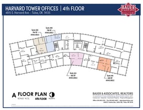 4815 S Harvard Ave, Tulsa, OK à louer Plan d’étage- Image 1 de 1