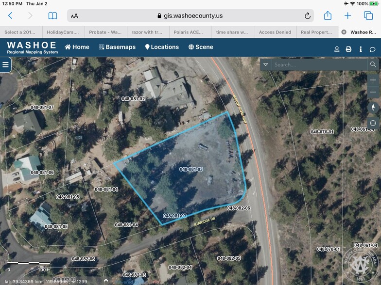 9000 Mount Rose Hwy, Reno, NV à vendre - Plan cadastral - Image 3 de 5