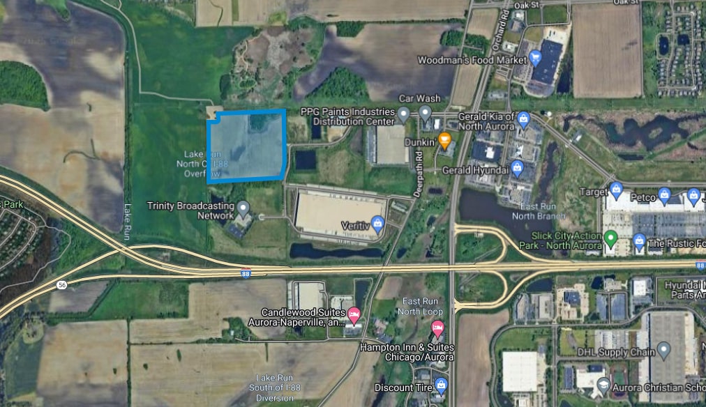 000 Orchard Gateway Rd, Aurora, IL for sale Aerial- Image 1 of 2