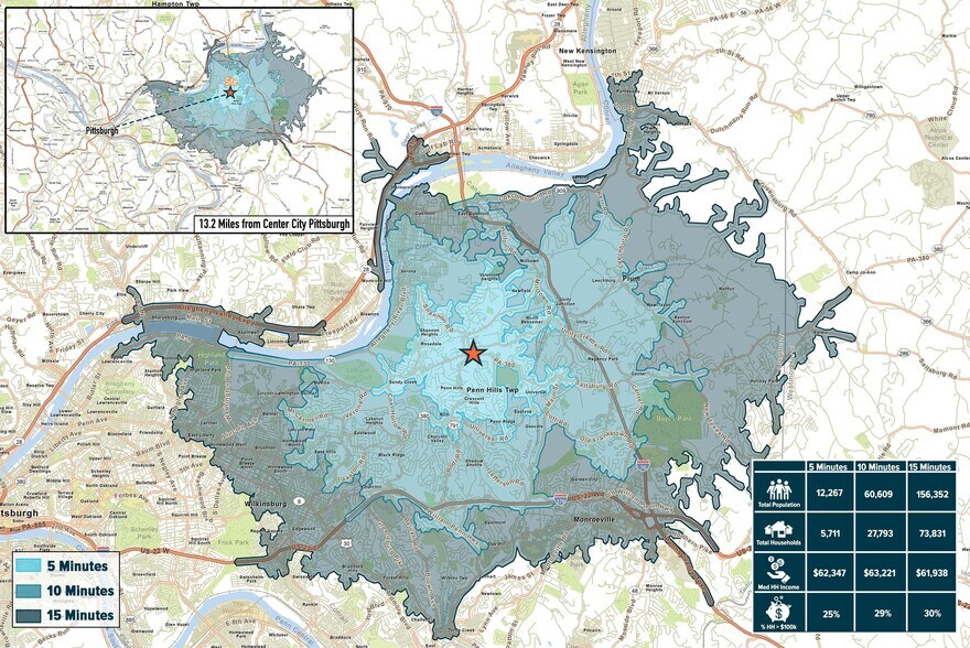 6200 Saltsburg Rd, Pittsburgh, PA à vendre - Photo du bâtiment - Image 2 de 5