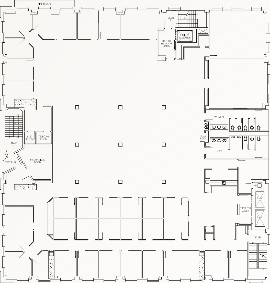 720 California St, San Francisco, CA à louer Plan d’étage- Image 1 de 1