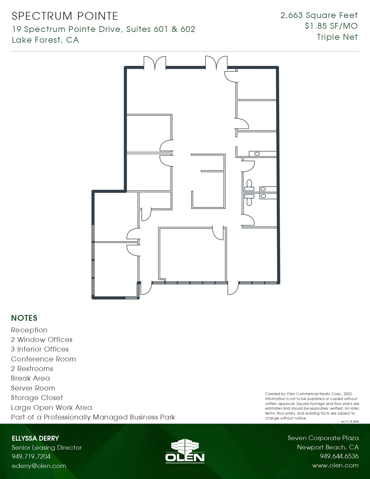 19 Spectrum Pointe Dr, Lake Forest, CA for lease Interior Photo- Image 1 of 1
