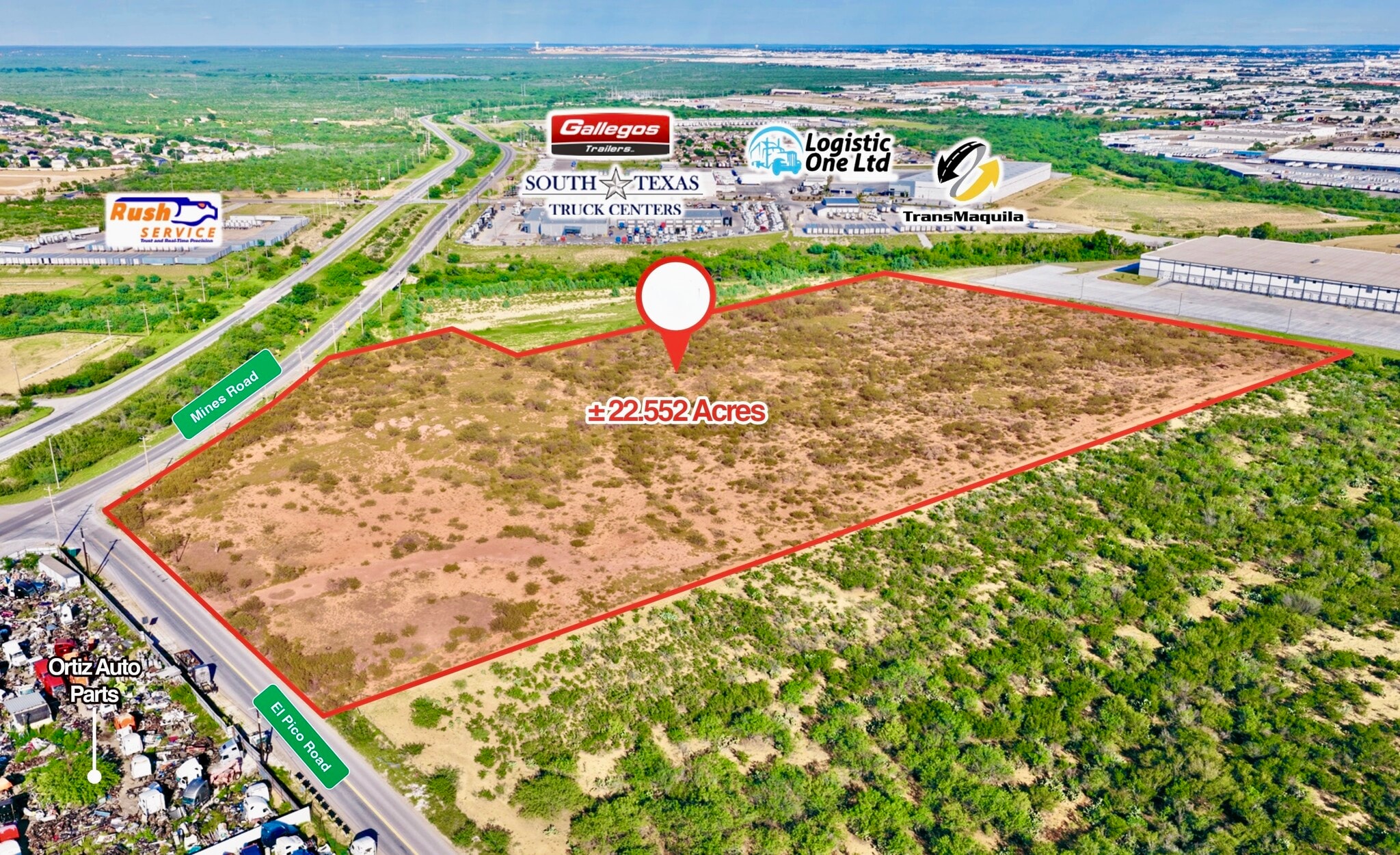 0000 El Pico Rd, Laredo, TX for sale Primary Photo- Image 1 of 11