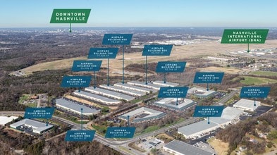 1410-1418 Donelson Pike, Nashville, TN - AERIAL map view