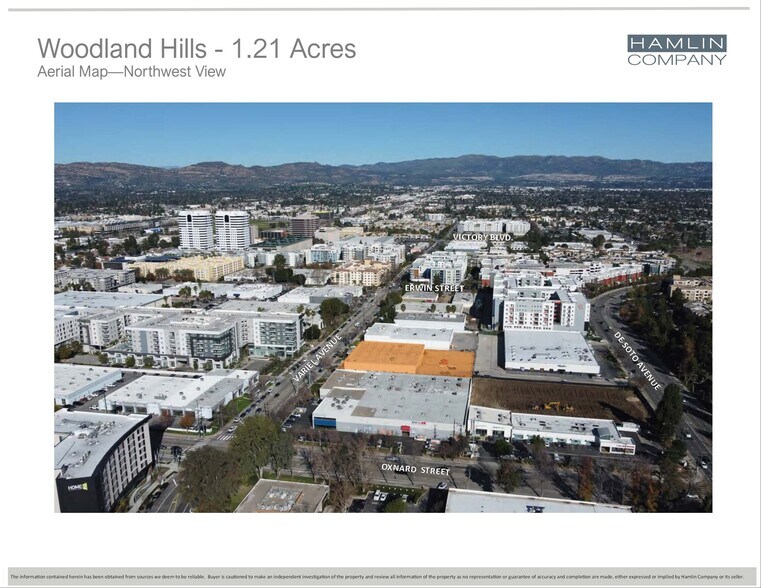 6036 Variel Ave, Woodland Hills, CA for sale - Aerial - Image 2 of 3