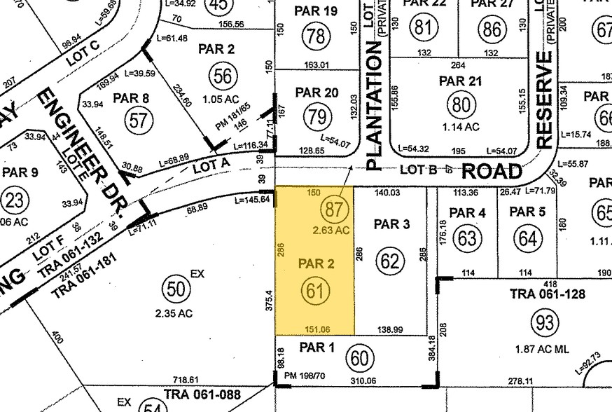 72265 Manufacturing Rd, Thousand Palms, CA à louer - Plan cadastral - Image 3 de 3