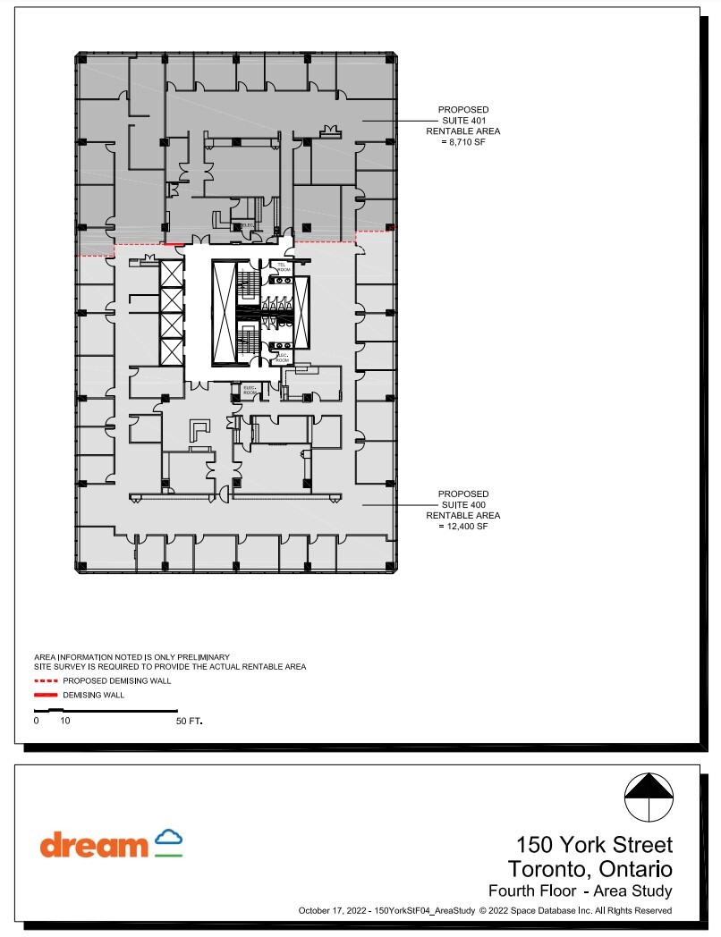 150 York St, Toronto, ON à louer Plan d’étage- Image 1 de 1