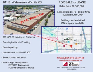 More details for 811 E Waterman St, Wichita, KS - Industrial for Sale